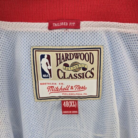 Mitchell & Ness 1991 NBA All-Star Game Charlotte Jacket Mens XL White Basketball - Picture 8 of 16